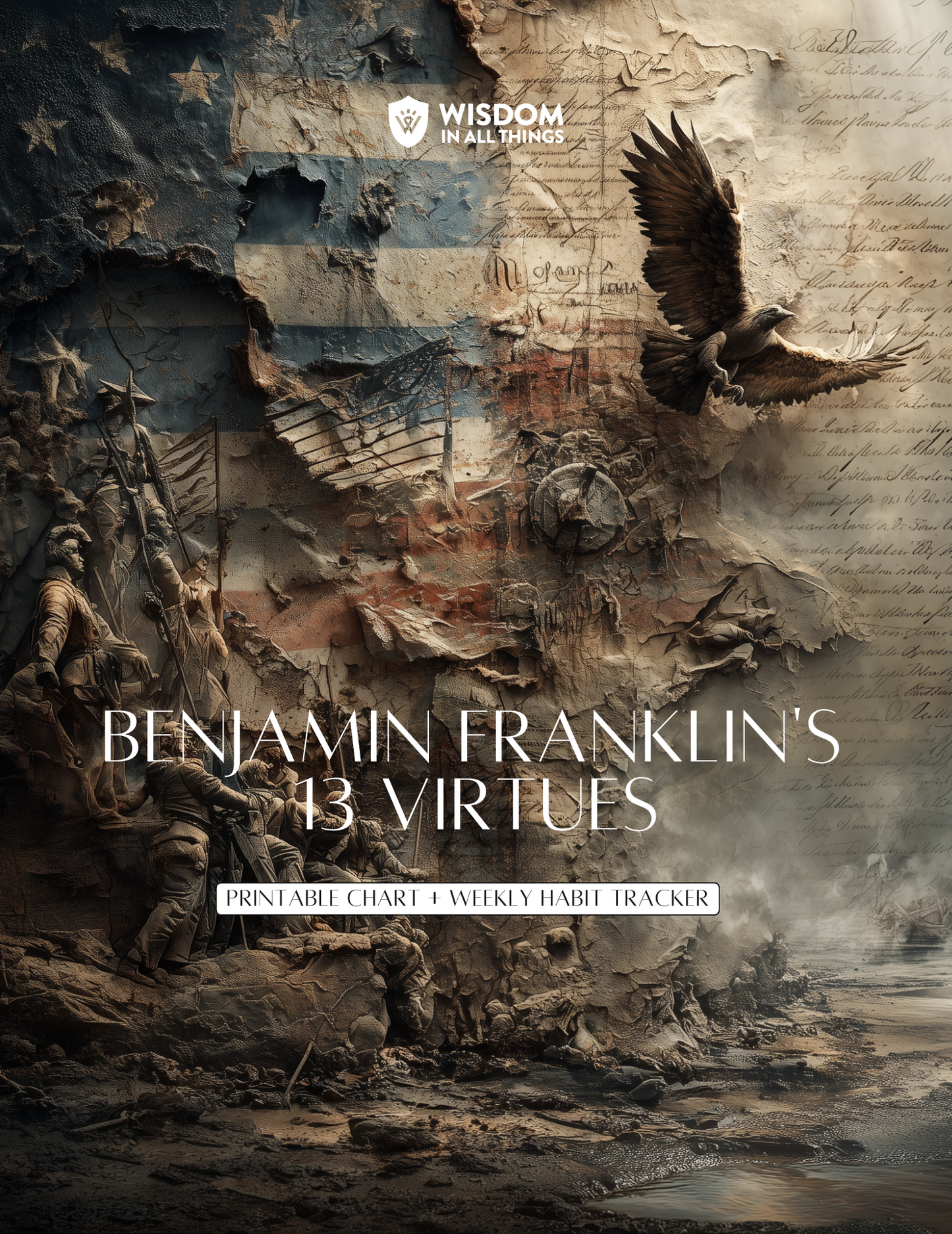 Benjamin Franklin’s 13 Virtues – Printable Chart + Weekly Habit Tracker (PDF)