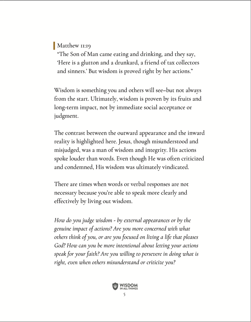 The Word on Wisdom - NT - PDF